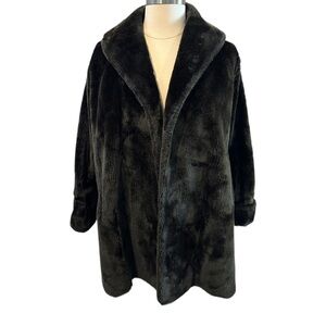 Vintage Borgana Faux Fur Brown Coat